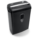 Aurora 8-Sheet Cross-Cut Paper Shredder, Black