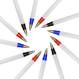 Trailmaker Ballpoint Pens Value Pack - Bulk - 500 Count, Black Blue Red Ink
