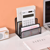Metal Mesh Letter & File Holder / Mail Sorter, 2-Pack, Black - view 6