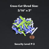 Aurora AU1030XA 10-Sheet Cross-Cut Paper & Credit Card Shredder, 4.4-Gal Wastebasket