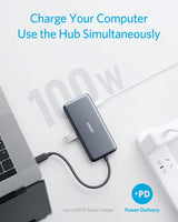 Anker 7-in-1 USB-C Hub, HDMI, USB-A, SD, PD Charging