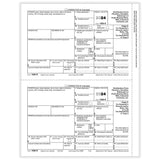 1099-R Recipient Copy C 2-Up. Pack of 50 Sheets, 100 Forms