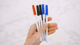 Trailmaker Ballpoint Pens Value Pack - Bulk - 500 Count, Black Blue Red Ink