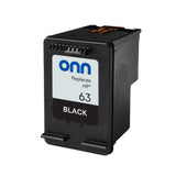 onn. Remanufactured HP 63 Black Ink Cartridge