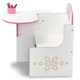 Delta Children Princess Crown Kids Task Chair and Desk with Storage Bin (GREENGUARD Gold)