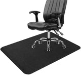 ANMINY Office Chair Mat for Hardwood Floors, 36" x 48" - Non-Slip Desk Chair Floor Protector, Black