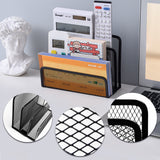 Metal Mesh Letter & File Holder / Mail Sorter, 2-Pack, Black - view 4