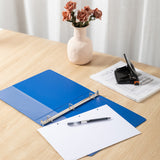 Pen+Gear Durable View 1/2" D-Ring Binder, Cobalt Blue