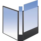 Business Source D-Ring View Binder, 1.5", Letter (8.5" x 11"), 375-Sheet Capacity, White