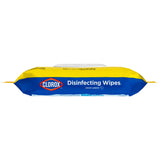 Clorox Disinfecting Cleaning Wipes Flex Pack, Bleach Free, Crisp Lemon, 75 Count