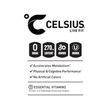 CELSIUS ESSENTIALS, Sparkling Blue Crush, Performance Energy Drink 16 fl oz (Pack of 12)