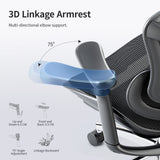 Sihoo Doro-C300 Ergonomic Chair, 3D Armrests  Swivel Chair, Adaptive Lumbar Support Office Chair, Ergonomic Desk Chairs for Adults, Comfort Home Office Chair, Black (Set of 1))