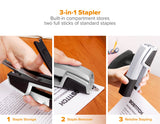 Bostitch Office Epic Desktop Stapler, Silver
