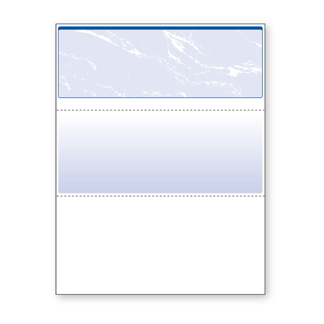 DocuGard Standard Marble Top Blue Security Checks, 8.5 x 11, 2500 Sheets (Carton 5x500) - view 6