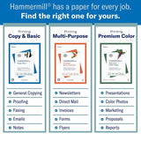 Hammermill Printer Paper, 20 lb Great White 30% Recycled, 8.5" x 11", 5000 Sheets Total (500 per Pack)