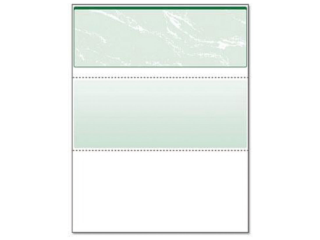 DocuGard Standard Security Check, 11 Features, 8.5 x 11, Green Marble Top, 500/Ream