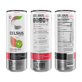CELSIUS Sparkling Three Flavor, Zero Sugar Energy Drink (pack of 12)