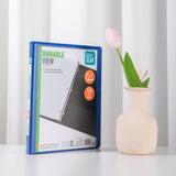 Pen+Gear Durable View 1/2" D-Ring Binder, Cobalt Blue