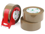 Bomei Pack No-Noise Heavy Duty Brown Packing Tape, 3 Pack, 1.88 in x 110 yd