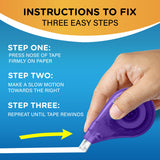 BIC Wite-Out EZ Correct Correction Tape, White, 4-Count